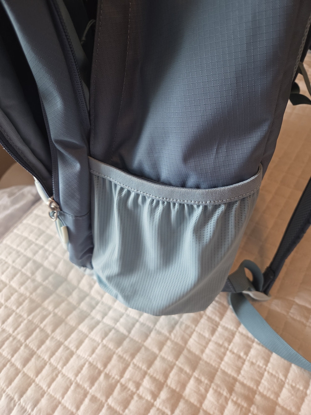 NWOT Nike Slate Blue Backpack with Front Bungee - Picture 4 of 9